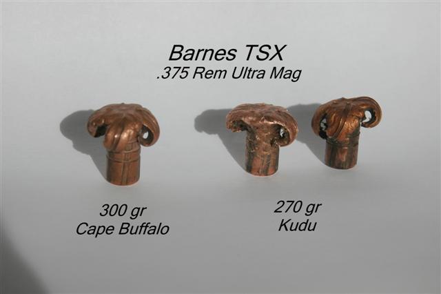 Barnes 375RUM bullets
